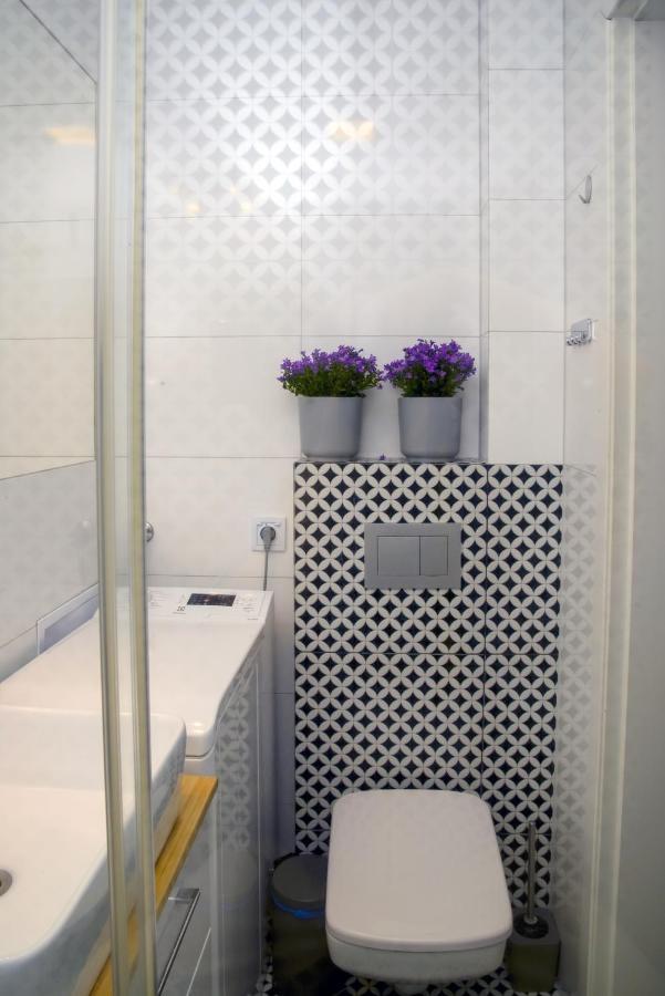 46 négyzetméteres, 3 hálószobás Apartman 1 fürdőszobával Long Gardens területén Gdańsk Kültér fotó